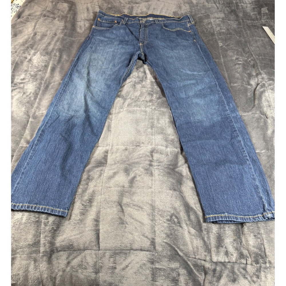 Levi's 505 Regular Fit Jeans Mens W38 L30 Blue Denim Pants Classic‎ Straight Leg